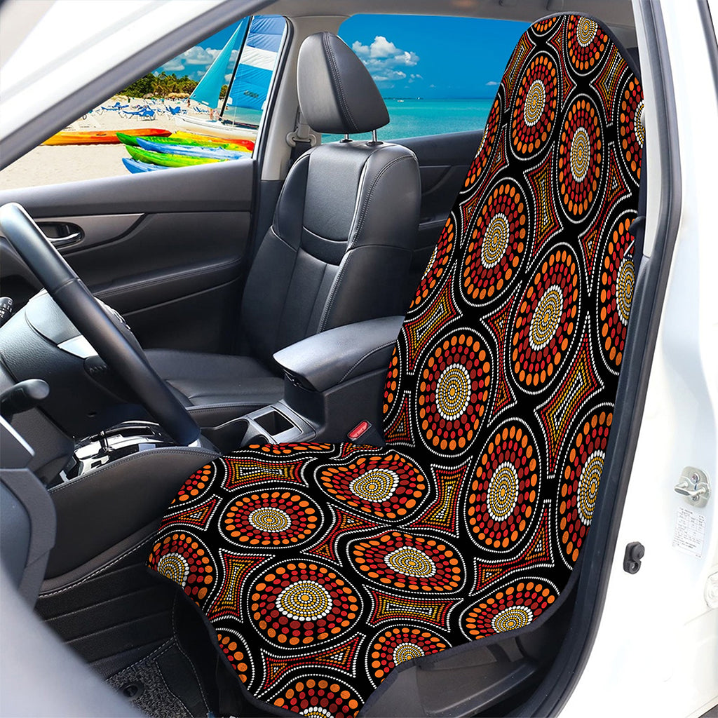 Australian Aboriginal Dot Pattern Print Waterproof Car Seat Cover
