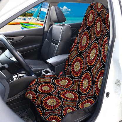 Australian Aboriginal Dot Pattern Print Waterproof Car Seat Cover