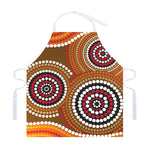 Australian Aboriginal Dot Print Adjustable Apron
