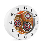 Australian Aboriginal Dot Print Alarm Clock