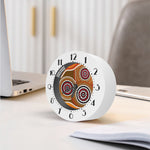 Australian Aboriginal Dot Print Alarm Clock