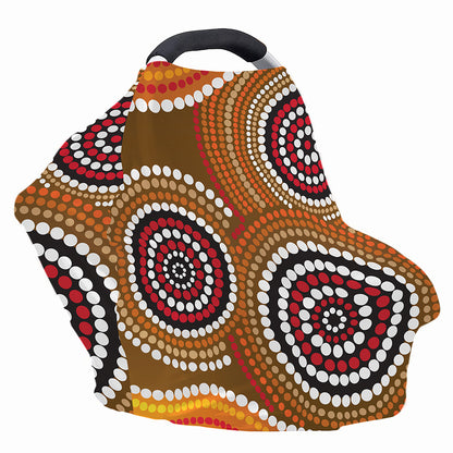 Australian Aboriginal Dot Print Baby Seat Cover