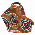 Australian Aboriginal Dot Print Baby Seat Cover