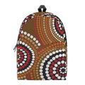 Australian Aboriginal Dot Print School Backpack