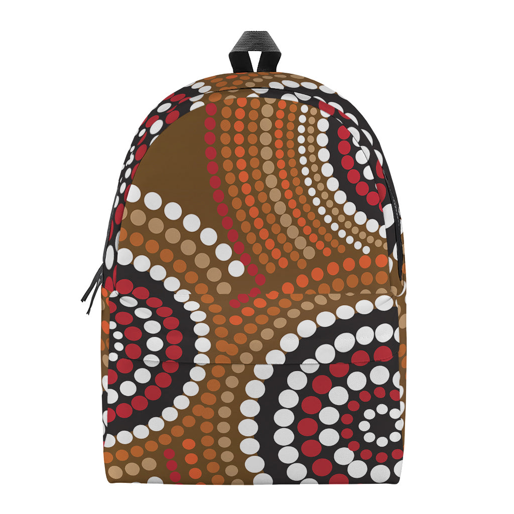Australian Aboriginal Dot Print Backpack