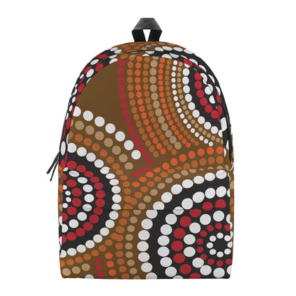 Australian Aboriginal Dot Print Backpack