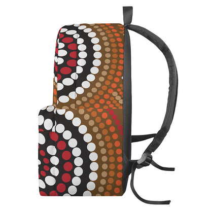 Australian Aboriginal Dot Print Backpack