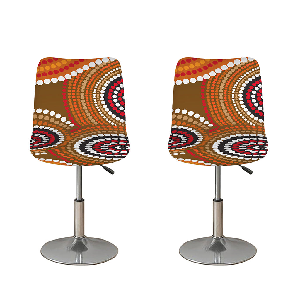 Australian Aboriginal Dot Print Bar Stool Covers
