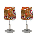 Australian Aboriginal Dot Print Bar Stool Covers