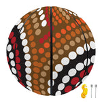 Australian Aboriginal Dot Print Basketball