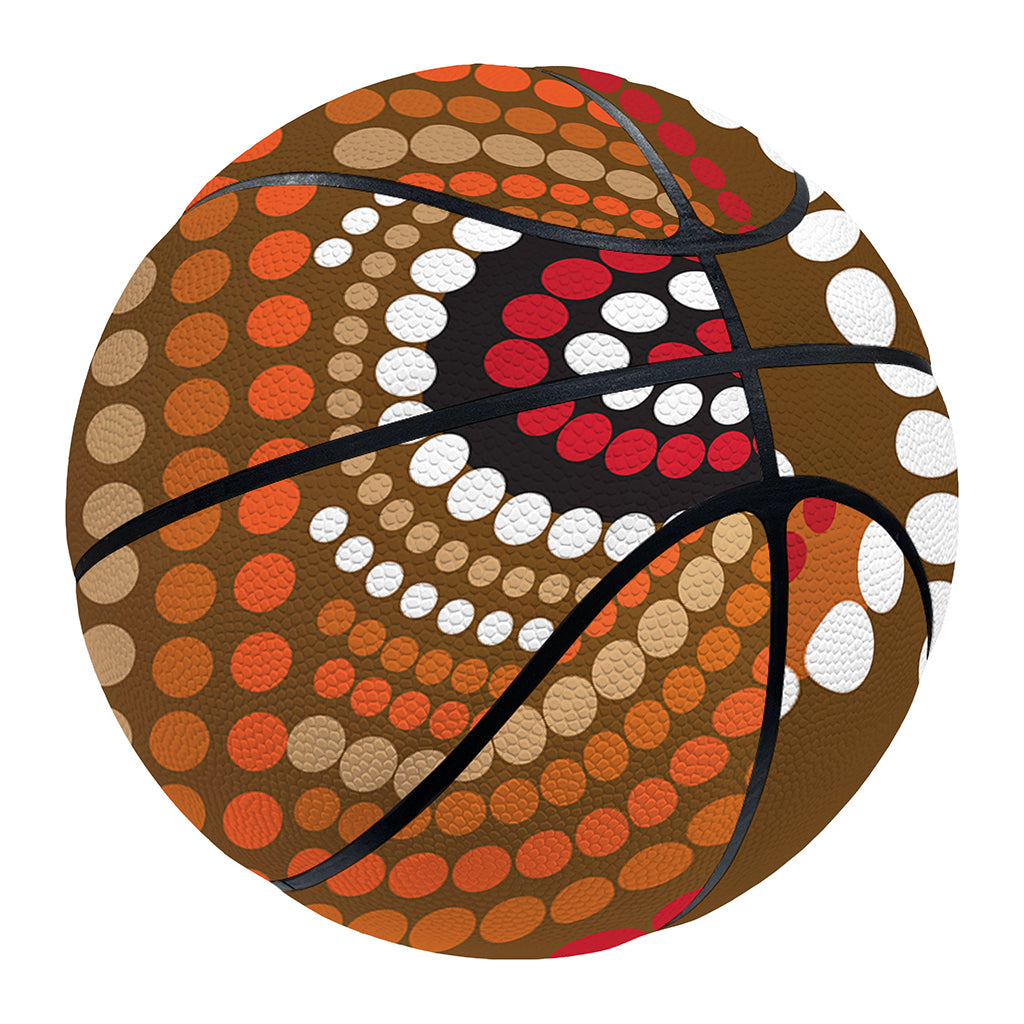Australian Aboriginal Dot Print Basketball