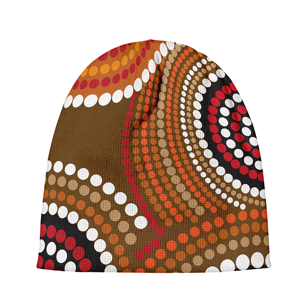 Australian Aboriginal Dot Print Beanie