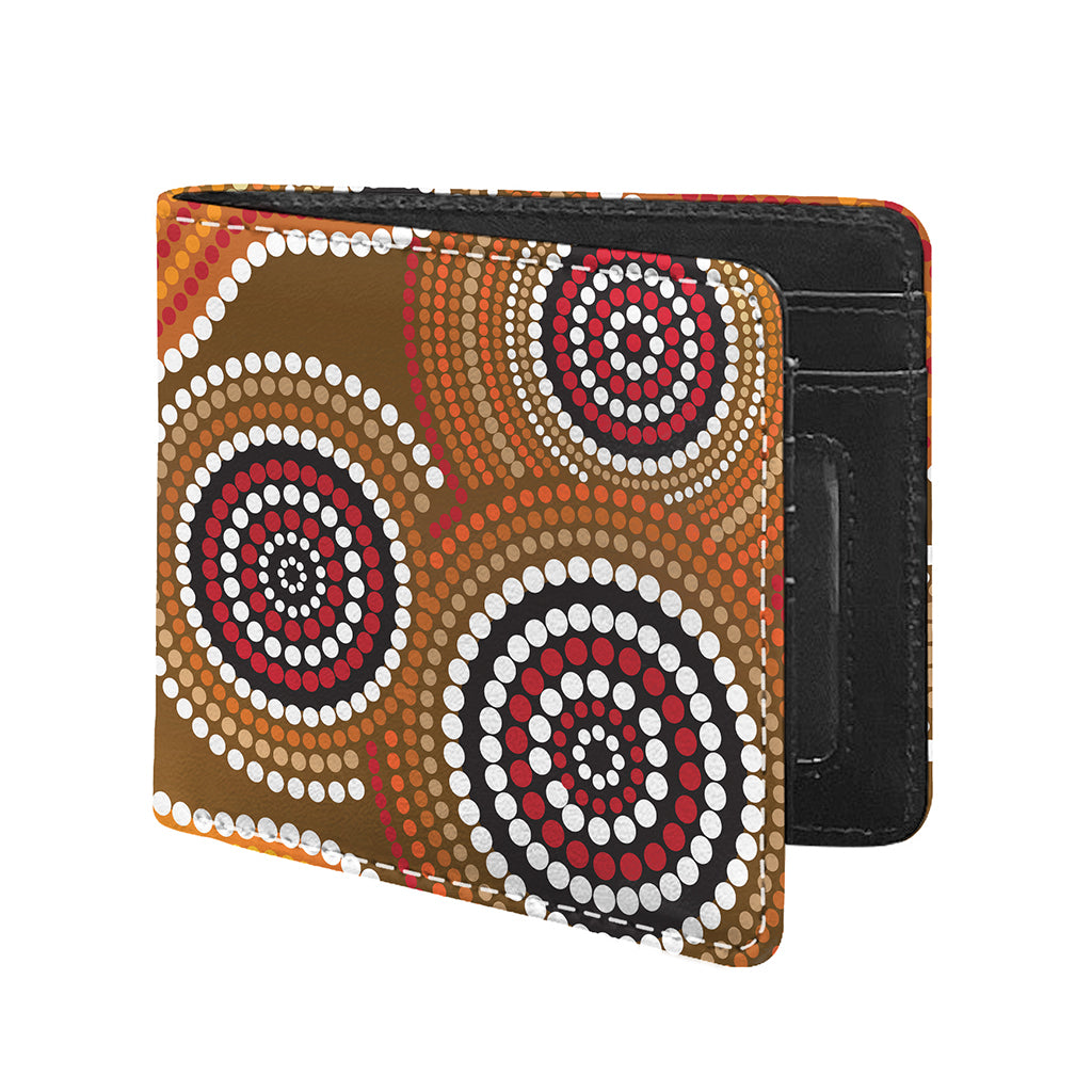 Australian Aboriginal Dot Print Bifold Wallet