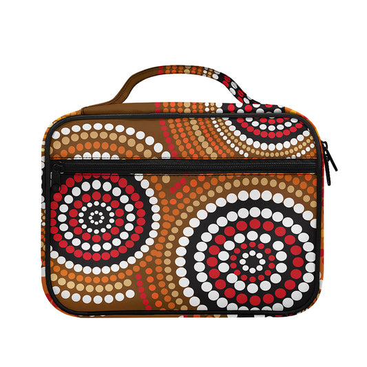 Australian Aboriginal Dot Print Briefcase Bible Bag