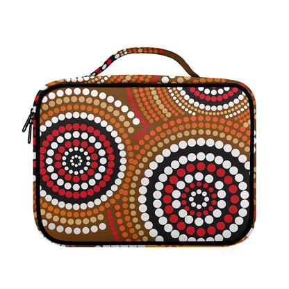 Australian Aboriginal Dot Print Briefcase Bible Bag