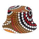 Australian Aboriginal Dot Print Bucket Hat