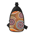 Australian Aboriginal Dot Print Sling Bag