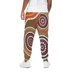 Australian Aboriginal Dot Print Cotton Pants