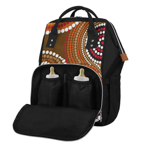 Australian Aboriginal Dot Print Diaper Bag