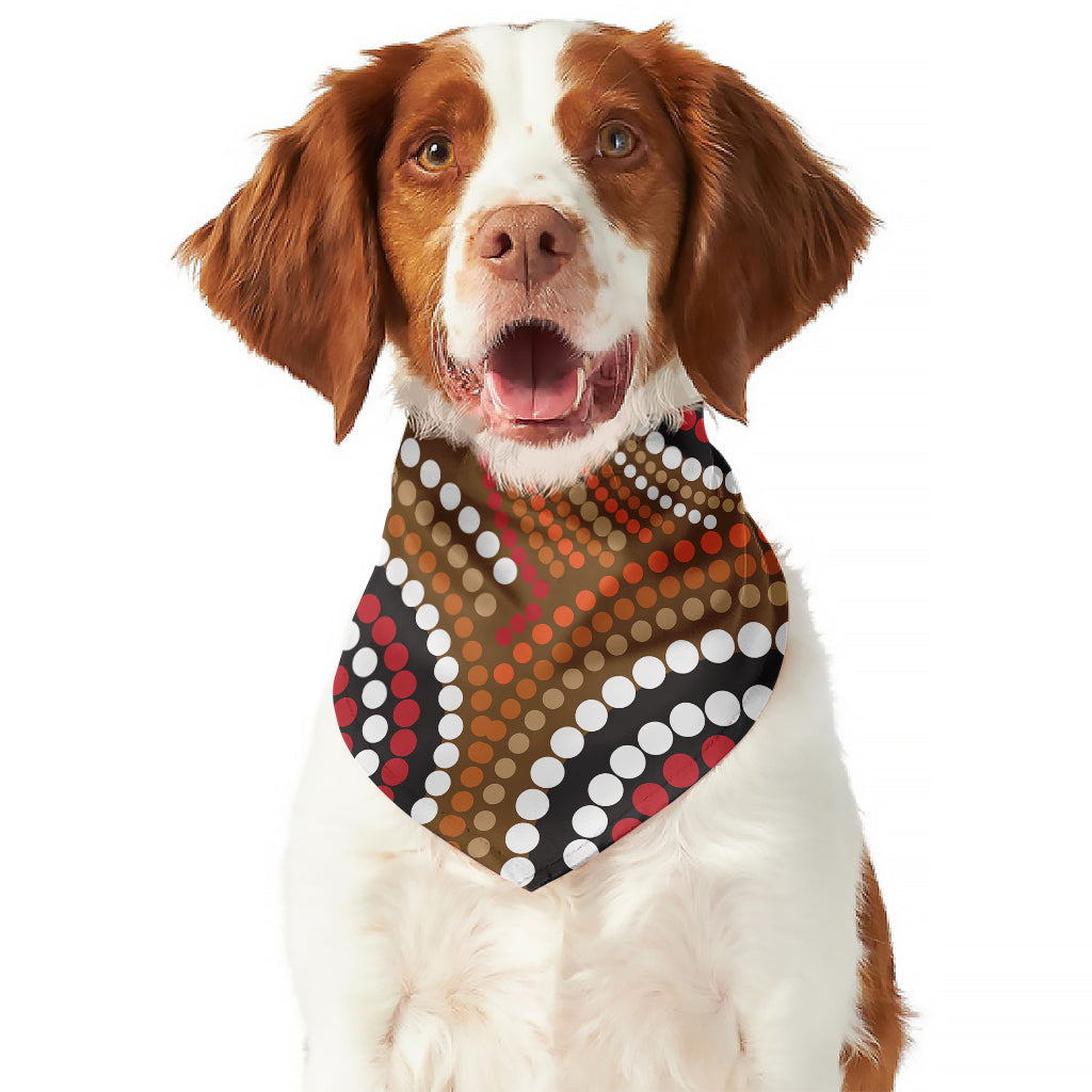 Australian Aboriginal Dot Print Dog Bandana