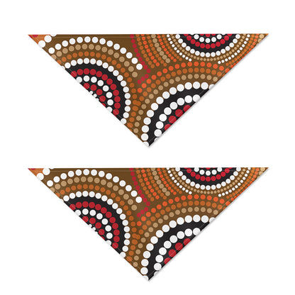Australian Aboriginal Dot Print Dog Bandana