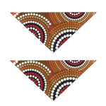 Australian Aboriginal Dot Print Dog Bandana