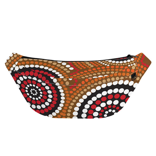 Australian Aboriginal Dot Print Fanny Pack