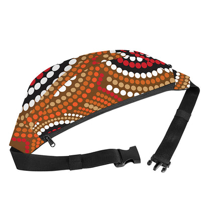 Australian Aboriginal Dot Print Fanny Pack
