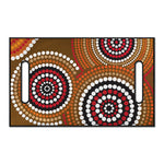 Australian Aboriginal Dot Print Golf Cart Seat Cover