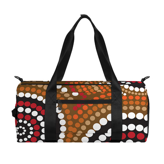 Australian Aboriginal Dot Print Gym Bag