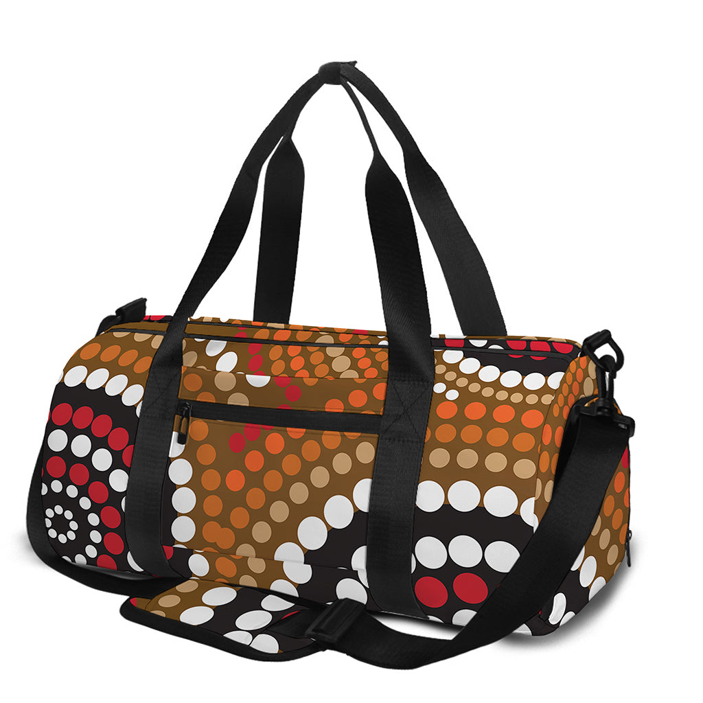 Australian Aboriginal Dot Print Gym Bag