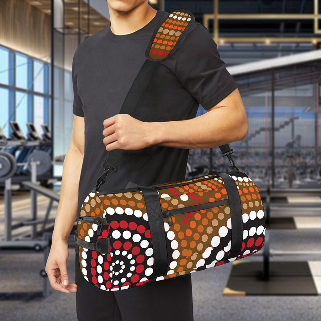 Australian Aboriginal Dot Print Gym Bag