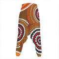 Australian Aboriginal Dot Print Hammer Pants