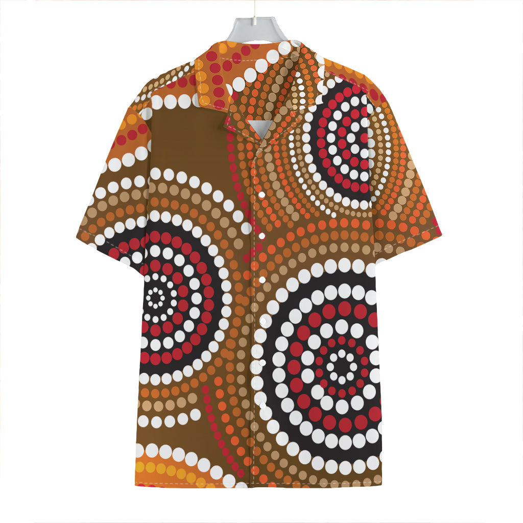 Australian Aboriginal Dot Print Hawaiian Shirt