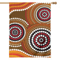 Australian Aboriginal Dot Print House Flag
