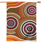 Australian Aboriginal Dot Print House Flag