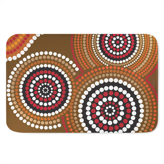 Australian Aboriginal Dot Print Indoor Door Mat