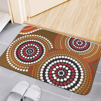 Australian Aboriginal Dot Print Indoor Door Mat