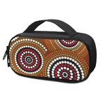 Australian Aboriginal Dot Print Insulin Cooler Travel Case