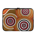 Australian Aboriginal Dot Print Laptop Sleeve