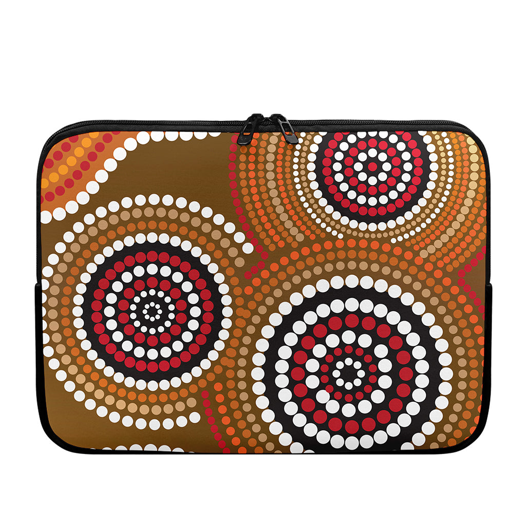 Australian Aboriginal Dot Print Laptop Sleeve