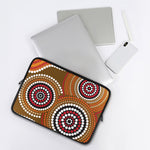 Australian Aboriginal Dot Print Laptop Sleeve