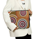 Australian Aboriginal Dot Print Laptop Sleeve
