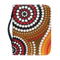 Australian Aboriginal Dot Print Leather Bible Cover