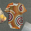 Australian Aboriginal Dot Print Men's Bodysuit