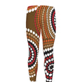 Australian Aboriginal Dot Print Men's Leggings