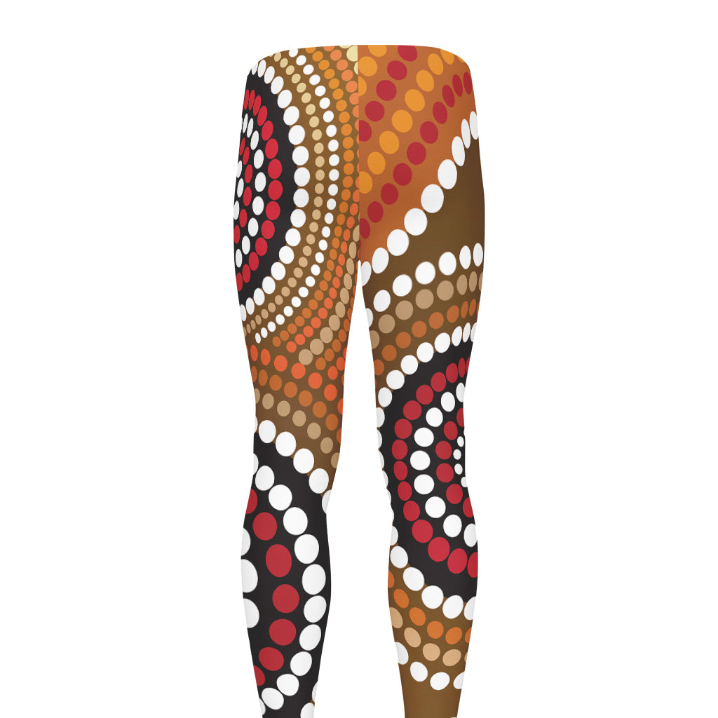 Australian Aboriginal Dot Print Men's leggings