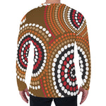 Australian Aboriginal Dot Print Men's Long Sleeve T-Shirt