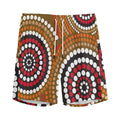 Australian Aboriginal Dot Print Men's Athletic Shorts
