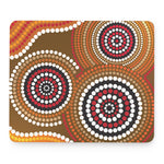 Australian Aboriginal Dot Print Mouse Pad